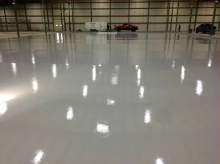 Commercial epoxy floor St. Petersburg restaurant