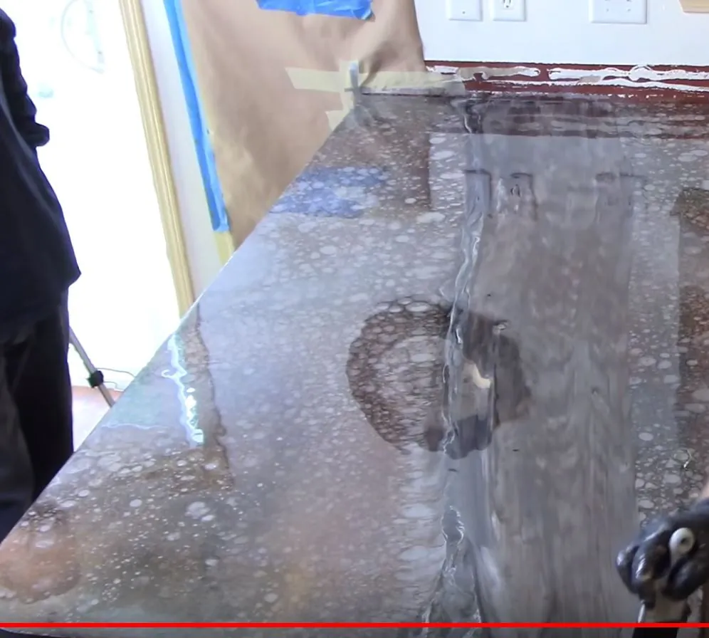 Commercial kitchen seamless epoxy floor St. Petersburg