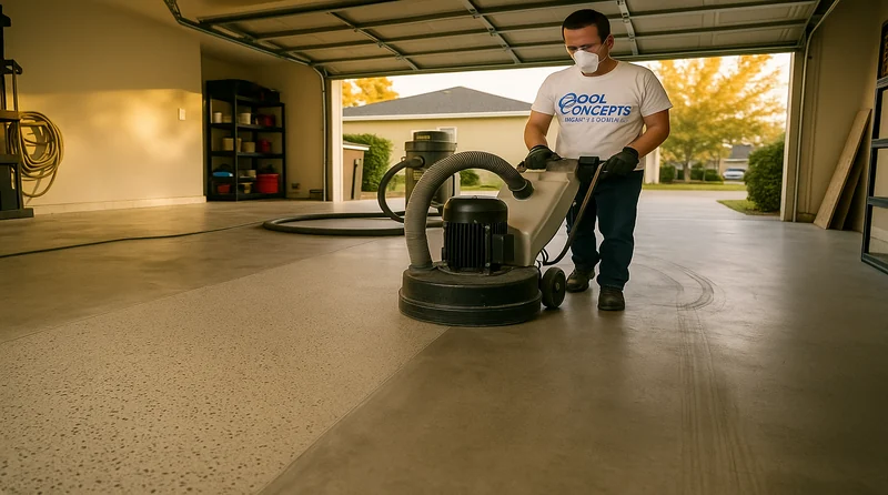 Diamond grinding concrete surface preparation St. Petersburg